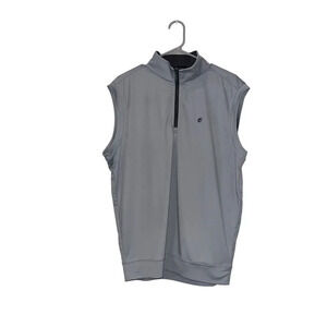 Byron Nelson 1/4 zip grey golf vest‎ L